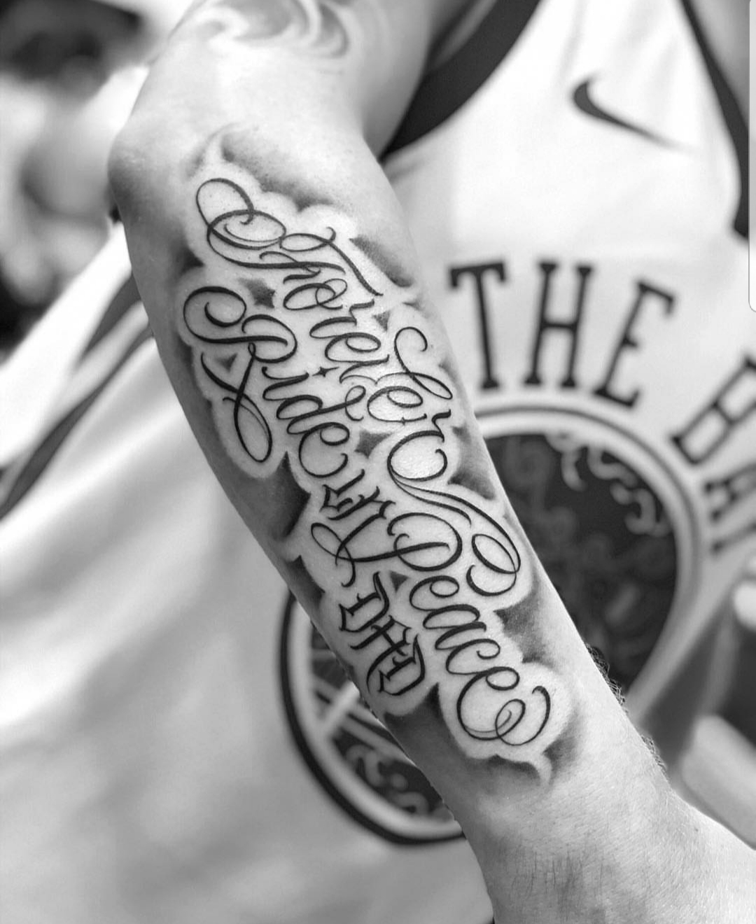 Lettering Tattoos Get Ideas  Understand The Fonts  Body Placement