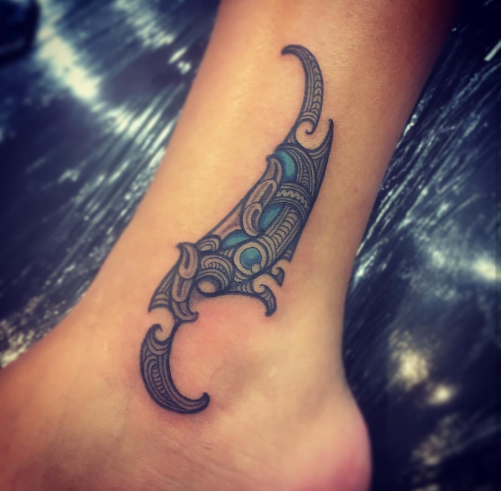 Sunset Tattoo — Maori Ta Moko Sternum Tattoo by Fern Ngatai...