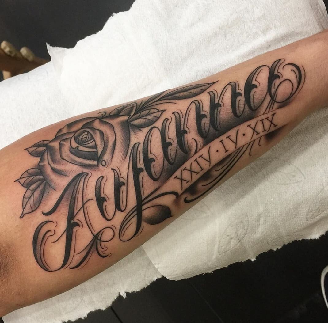 30 Inkredible Lettering Tattoos  Tattoo Ideas Artists and Models