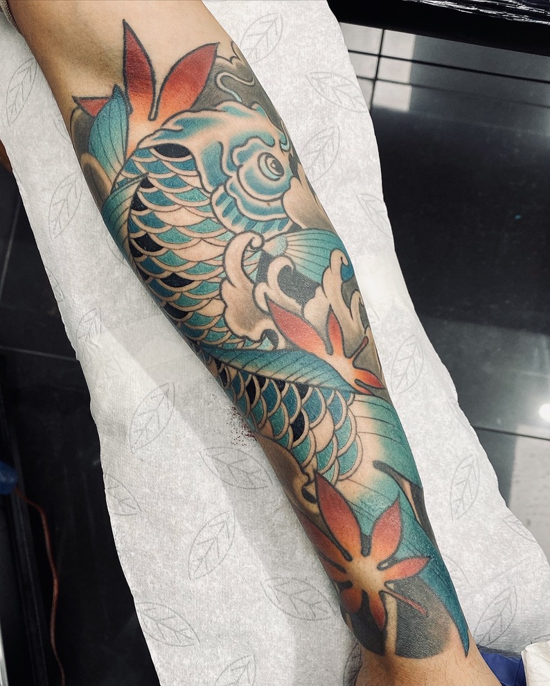 color tattoos — bella rose tattoo