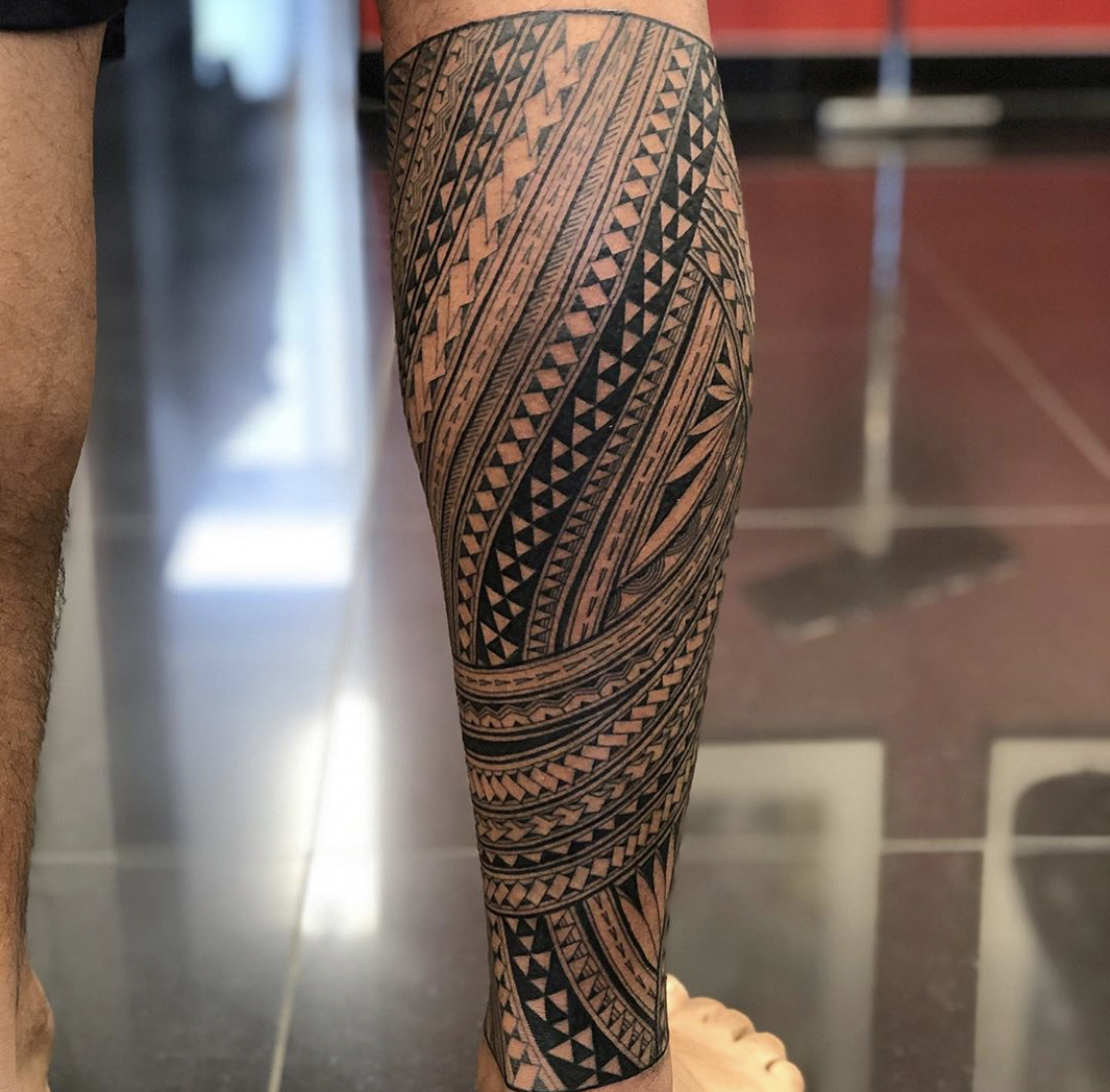 samoa man with tattoos on his legs｜TikTok Search