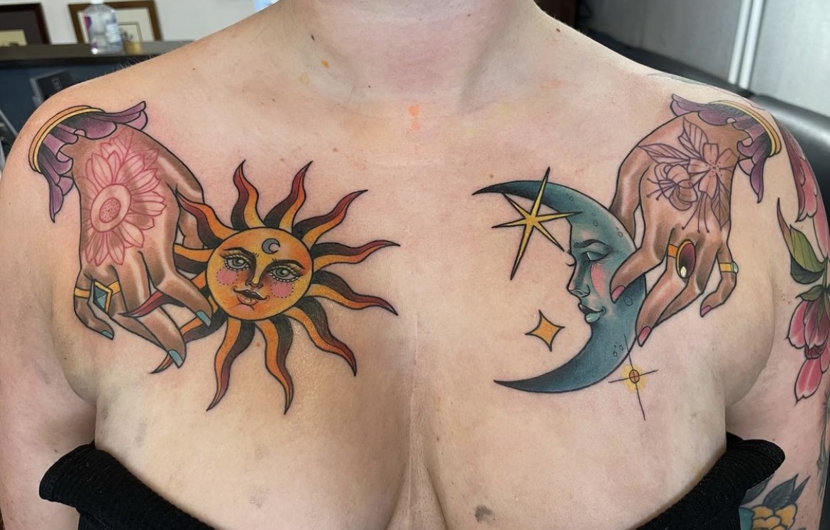 Latest Sun Tattoos Designs