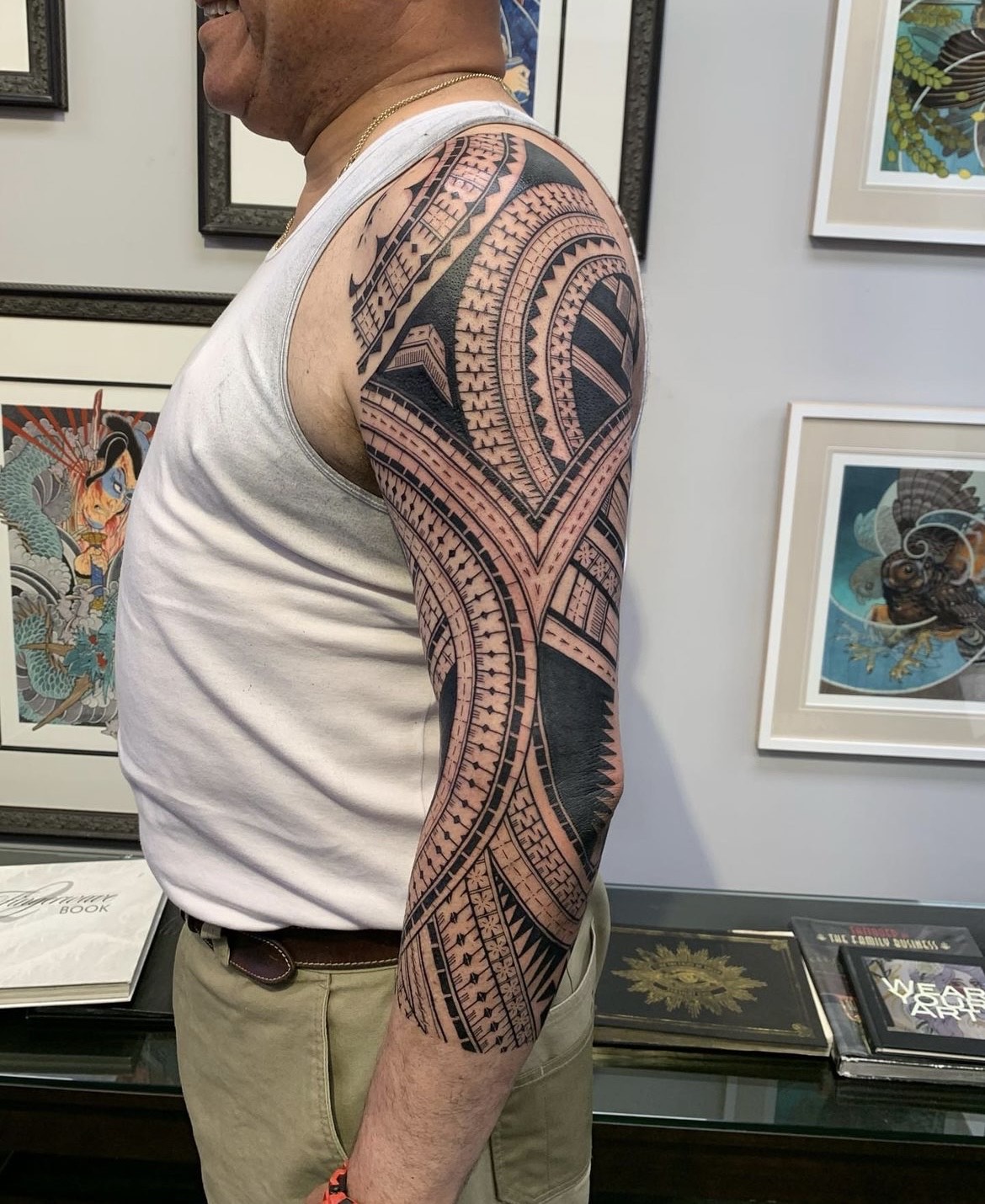Samoan tribal upper arm tattoo 🔥🔥 | Instagram