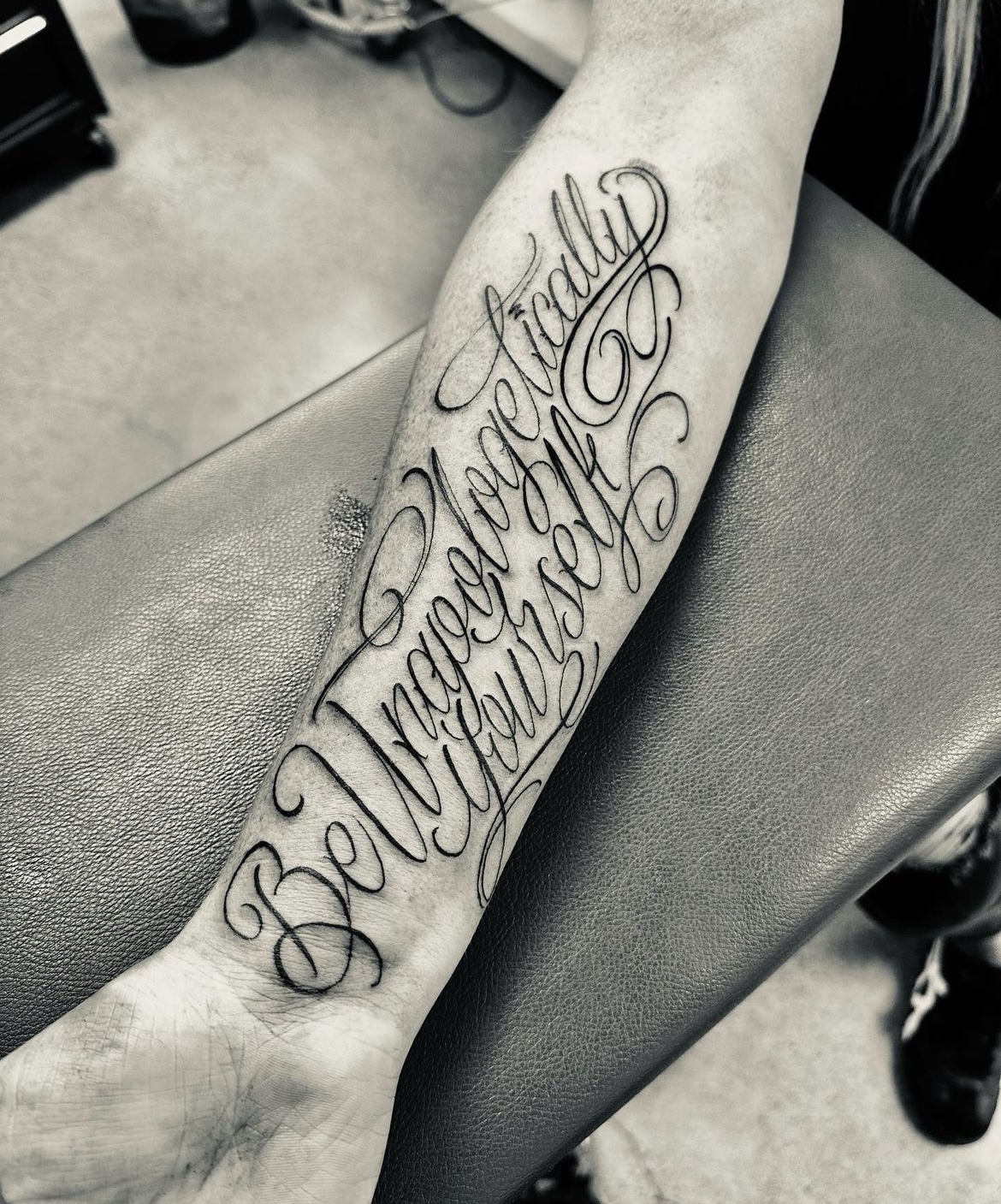 handwriting tattoo by Haley Gogue: TattooNOW